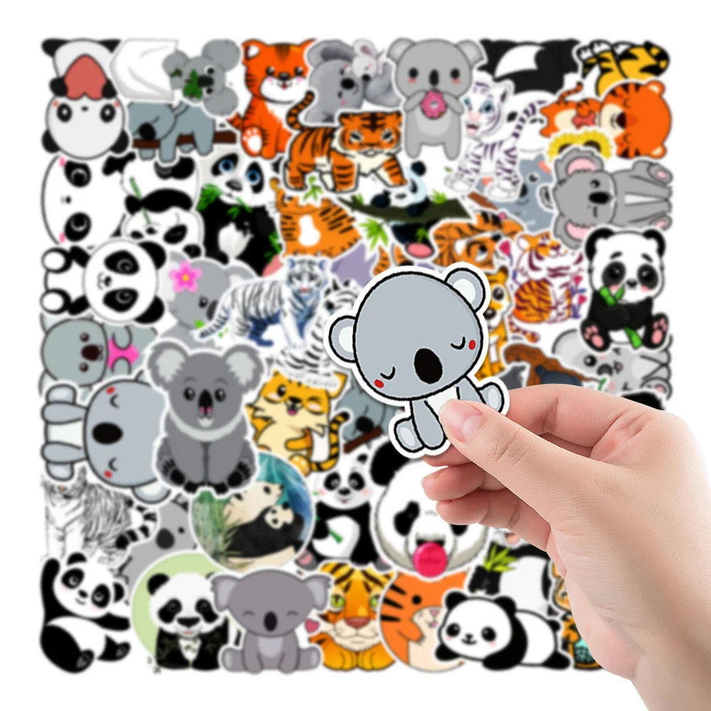 10/30/50 kom. Panda Tigar Kolekcija Grafita Naljepnica za Laptop Mobilni Čaj Kreativno Vodootporne Dekorativna Naljepnica na Veliko Slika  1
