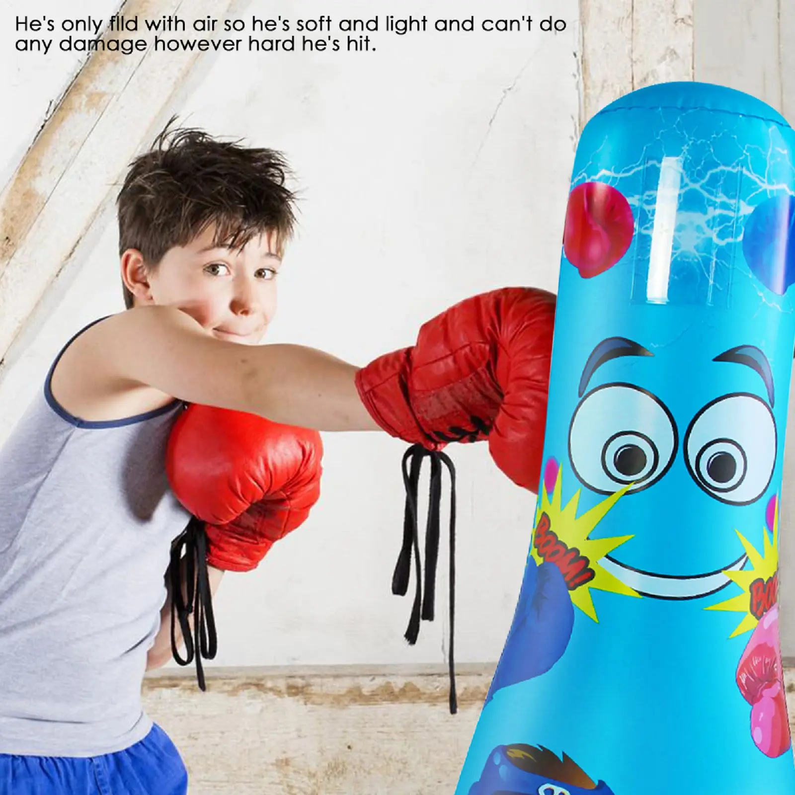Dječje Inflatable kruške Slobodno Stojeći Boxing kruške za stres Brza dostava Slika  1