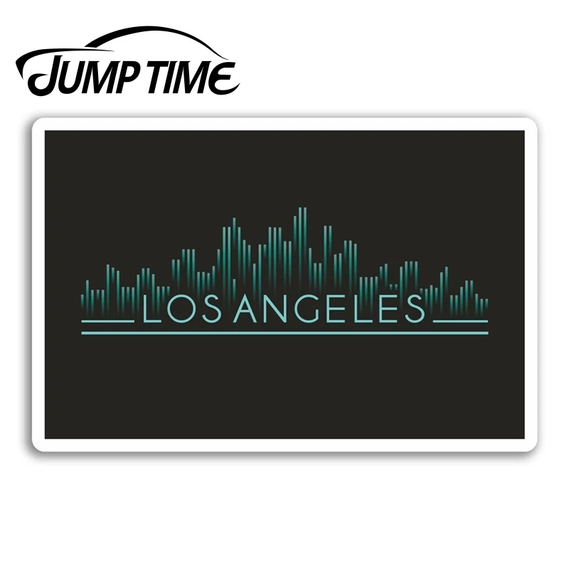 Tijekom skoka za Vinil naljepnica Los Angelesa Amerika SAD-Prometna Oznaka Prtljage Naljepnice Vodootporan Auto Oprema Slika  2