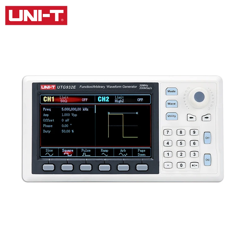 UNIT UTG932E UTG962E Funkcija/Generator Proizvoljnog Valnog Oblika 1 мкГц DDS Podržava Izlaz pomesti Frekvencije Gerador De Audio 30/60 Mhz Slika  2