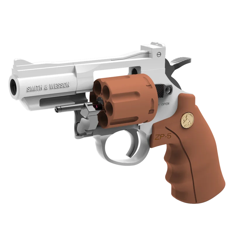 Csnoobs ZP5 357 Revolverska lanser Soft Metak Igračku Pištolj Model Oružja Pištolj Za airsoft oružje Pneumatski Sačmarica i Pištolj Za Djecu i Odrasle Slika  3