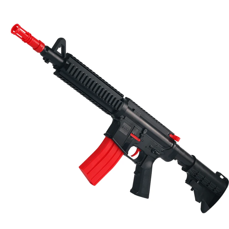 M16 Mekani Gumeni Metak je Pištolj Igračka Puška Pištolj Oružje Za Djecu Dječaka Odrasle CS Borbe Na Otvorenom Pucanje Igračku Pištolj Slika  3