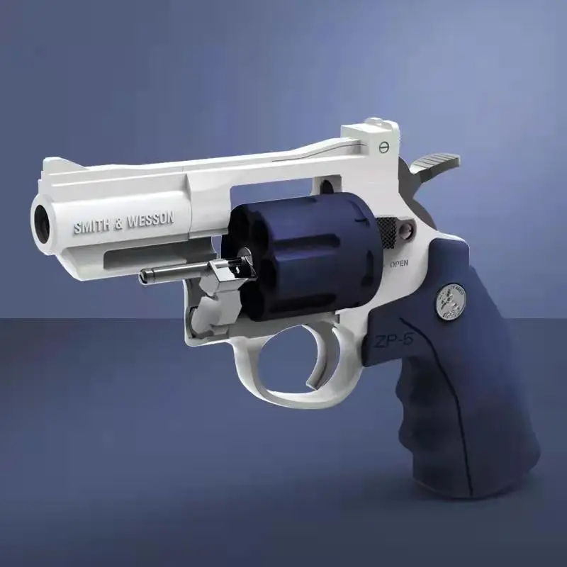Csnoobs ZP5 357 Revolverska lanser Soft Metak Igračku Pištolj Model Oružja Pištolj Za airsoft oružje Pneumatski Sačmarica i Pištolj Za Djecu i Odrasle Slika  4