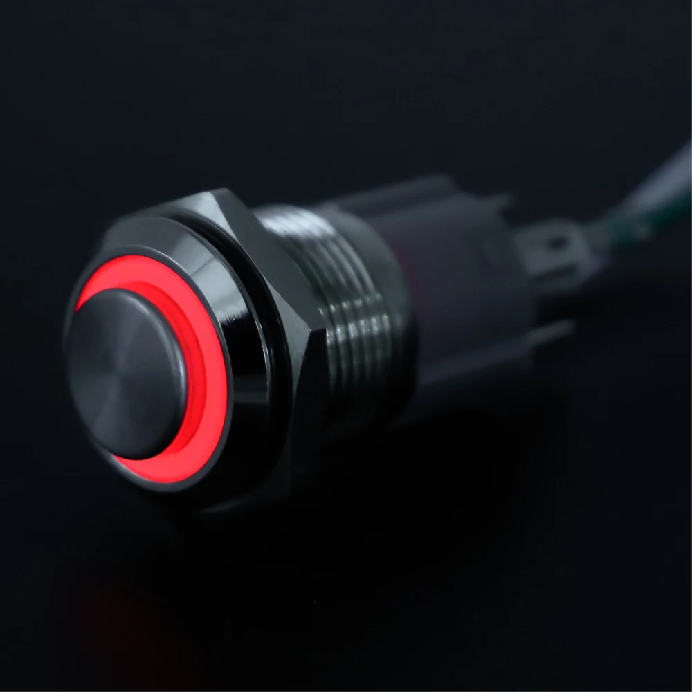 16 mm sa visoke Svrdlo za Metal Tipke Prekidač LED Svjetiljka Učvršćivanje Učvršćivanje Učvršćivanje Instant Reset Napajanje PC-Automatsko pokretanje motora vozila Slika  5
