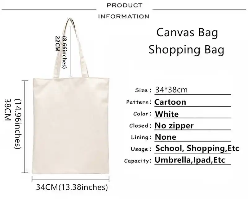 Torba za kupovinu Shark torba za kupovinu eco shopper bag za kupovinu bolsas de tela tkanina za višekratnu upotrebu hvatanje Slika  5