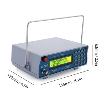 0,5 Mhz-470 Mhz rf Generator signala Mjerni uređaj za FM radio voki toki Отладочный Digitalni izlaz CTCSS Singal