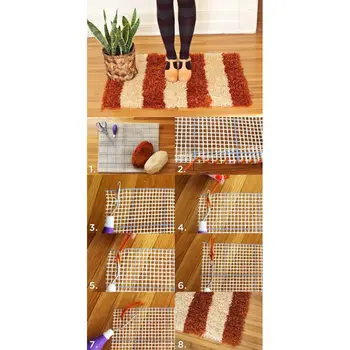 100x150 cm Prazan Tepih za zaduženosti Mesh Platnu Kvaka Kuka za izradu tepiha Tepih Tapiserija DIY Kit Alat za uređenje vez obrt