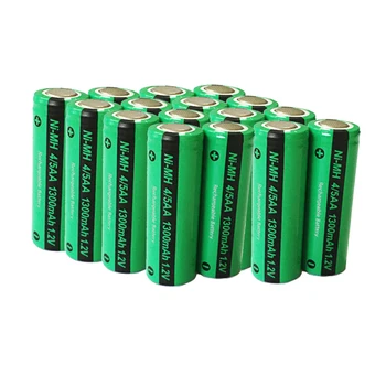 10ШТ PKCELL 4/5AA 1.2 1300 mah NI-MH Punjiva Baterija 4/5 aa baterije s ravnim krovom za električni brijač