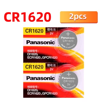 2 KOM. Panasonic originalni CR1620 dugme baterija cr1620 ECR1620 GPCR1620 3 litij baterija za daljinski ključ automatski sat