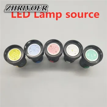22 mm AD16-22D/S LED indikator napajanja Ukupna upozoravajuća žaruljica AC/DC 12 24 36 48 110 220 380 U Zelena Crvena Plava Bijela Žuta