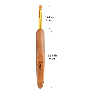 9шт Šarene Bamboo Pen Aluminijske Kuke Za Kukičanje Skup Žbice 2-6 mm Kuka za Tkanje Šivanje Igle Alat