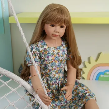 Bebes 120 cm je pravi dijete Originalni remek-djelo Lutka beba princeza djevojčica 3-4 godine model haljine s шаровыми šarkama za cijelo tijelo