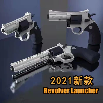 Csnoobs ZP5 357 Revolverska lanser Soft Metak Igračku Pištolj Model Oružja Pištolj Za airsoft oružje Pneumatski Sačmarica i Pištolj Za Djecu i Odrasle
