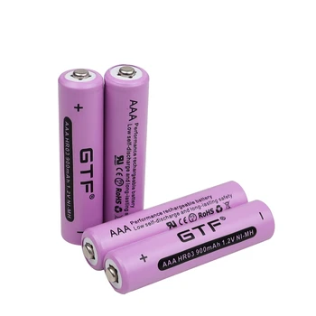 Gtf 1,2 kapaciteta 900 mah aaa ni-mh baterije za svjetiljku fotoaparat igračka 1,2 U ni-mh baterija 1020 МВтч punjive baterije