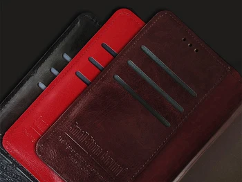 Kožna torbica - novčanik za Samsung Galaxy S9 G9600 Flip torbica za telefon Galaxy S9 Plus G9650 + utor za memorijsku karticu za Samsung galaxy s9+ torbica
