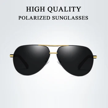 Modni Pilot polarizirane sunčane naočale za muškarce na otvorenom u Retro stilu Gafas De Sol Polarizadas Polarne Luksuzni Naočale za vožnju Vintage plave Okulara