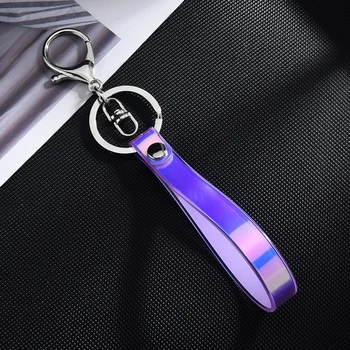 Modni privezak za ključeve, PVC s mekim gumenim užetom Privezak za ključeve, za muškarce i žene Jednostavna kopča za jastoga Privjesak za ključeve za auto Pribor 2021