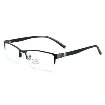 Naočale za kratkovidnost u metalnom ivicom Za muškarce i žene Visoke Kvalitete Diopters s pola okviri Poslovne Uredske Naočale 0~-6,0
