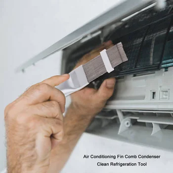 Prijenosni Klima-uređaj Rebraste Češalj Radijator Kondenzator Četka Za Čišćenje Alat Za popravak hladnjaka Pribor za čišćenje domaće Kuhinje