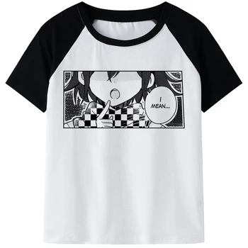 T-shirt Danganronpa Unisex Нагито Комаэда Grafički majice Japanska Anime Оума Кокичи t-Shirt Ženska/muška Kawai Ljetne majice Ženske
