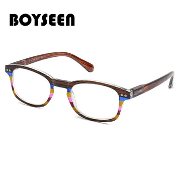 Trendi naočale za čitanje BOYSEEN Ultra lagan i udoban Prijenosni naočale i Naočale za vid, Povećalo Povećalom naočale 201896