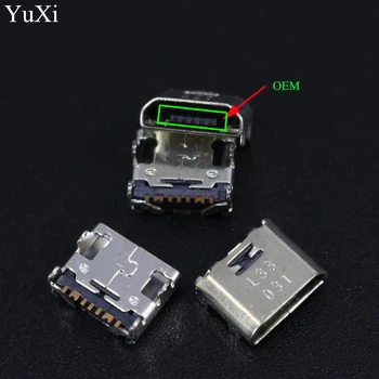 YuXi 10 kom. Priključak za punjenje Samsung T110 T111 T113 T115 T116 G360 T560 T561 T580 T585 Galaxy Tab-A(7-polni,tip micro USB-B)