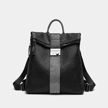 Ženski Kožni ruksak Trendi ženski ruksak velikog kapaciteta sac de luxe femme Kvalitetan Ruksak od umjetne kože
