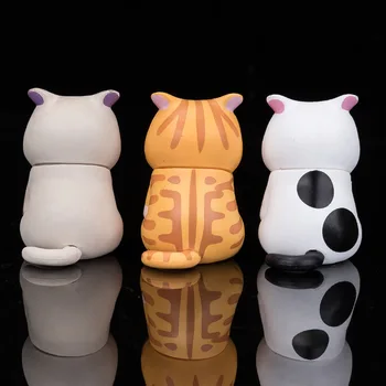 3 vrste stidljiva mačke Pokrivaju lice ručno crtani anime mačke lutka okolni kitty lutka igračke rođendanski Poklon torta dekoracija