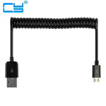Izvucite kabel, micro usb Punjenje preko USB-a na Micro USB Elastični Opružni Kabel Sinkronizacija podataka Kabel punjača Spiralni Kabel