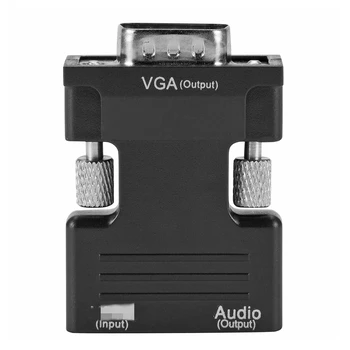 Priključak adaptera-pretvarača Ženski / VGA sa 3,5 mm Audio HDMI kompatibilan Kabel za Podršku Izlaz signala 1080P za računala