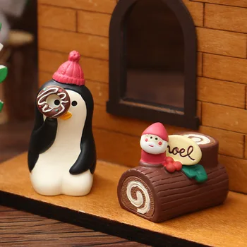Smola Santa Pingvin Božićni Ukras za Dom Površine Uredski Stol Dekor 2021 Božić Novu Godinu Pribor za uređenje Doma